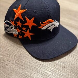 SOLD Denver Broncos Pro Standard Stars Snapback Hat - Navy